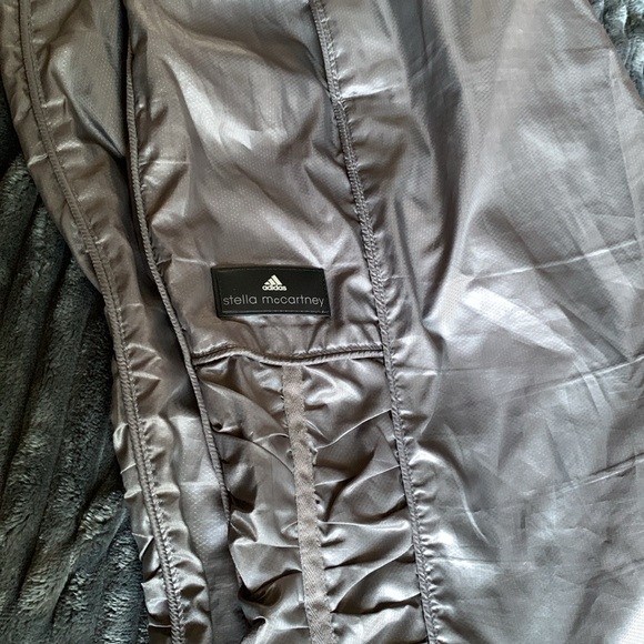 Adidas x Stella McCartney Warm Up Pants in Sliver. Size 12. - Picture 3 of 7